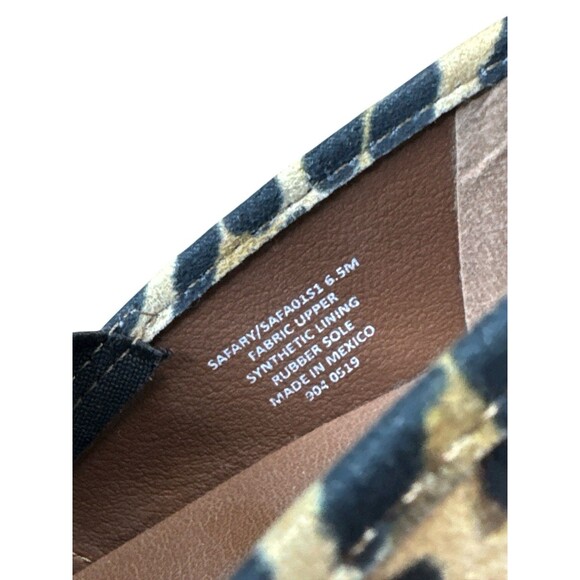 Steve Madden Safary Leopard Print Slip On Canvas Sneakers Size 6.5 Cheetah Girl - Picture 6 of 7